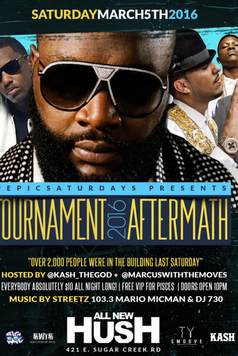 Tournament Aftermath original event flyer