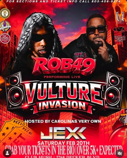 Vulture Invasion original event flyer