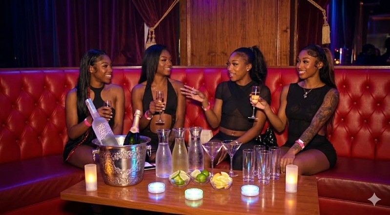 VIP nightlife imagery from Club Hush